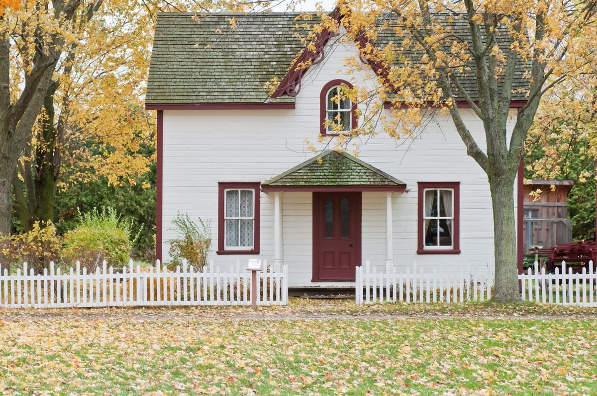 Close-up of wooden fence panels and posts