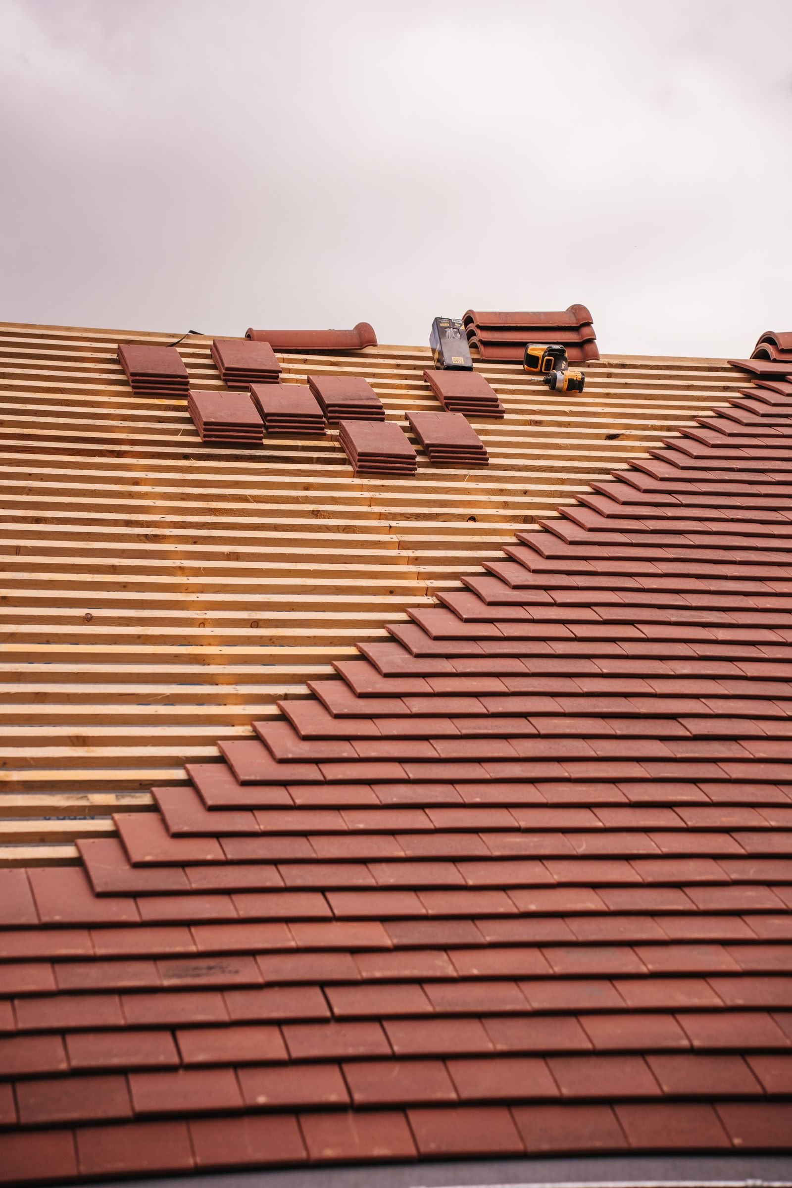 Close-up of aged brickwork and mortar joints